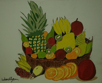 Fruit Basket Painting