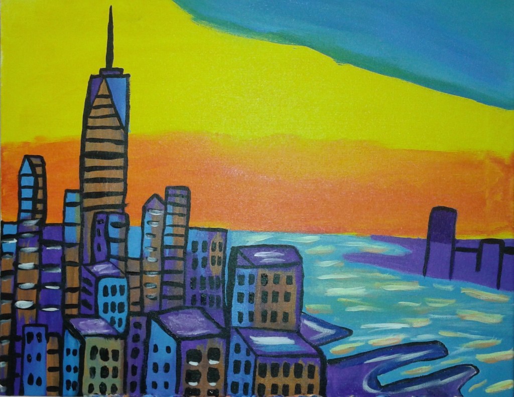 First Professional Painting